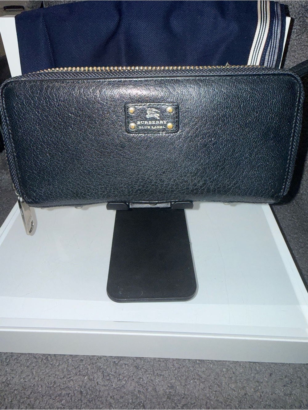 Burberry Blue Label Long Zip Wallet